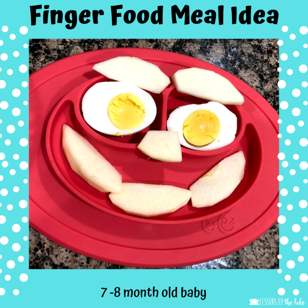 baby meals, 8 months old, finger food