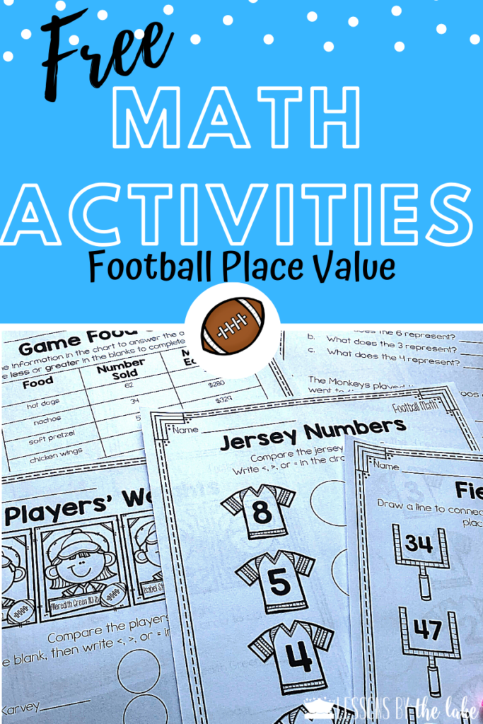 Math Football Free Place Value Activity