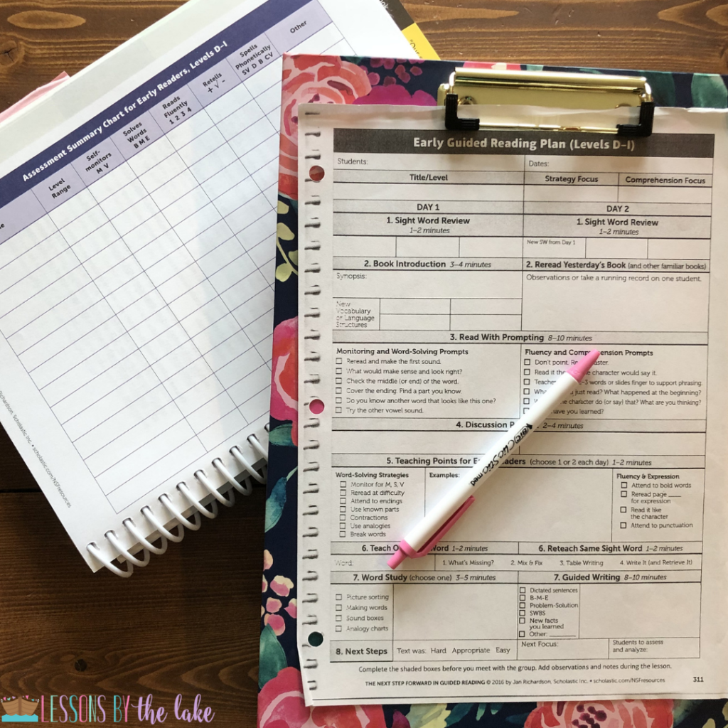 guided reading lesson plans
