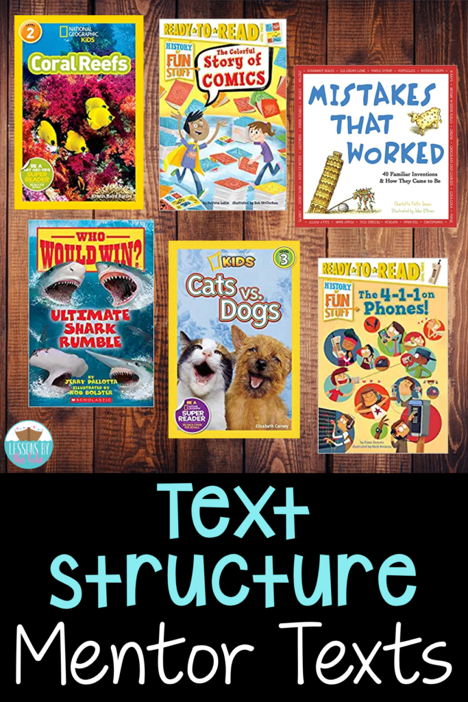 mentor texts for teaching text structures 